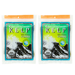 Maine Coast Sea Vegetables front packaging shows organic kelp and pack size