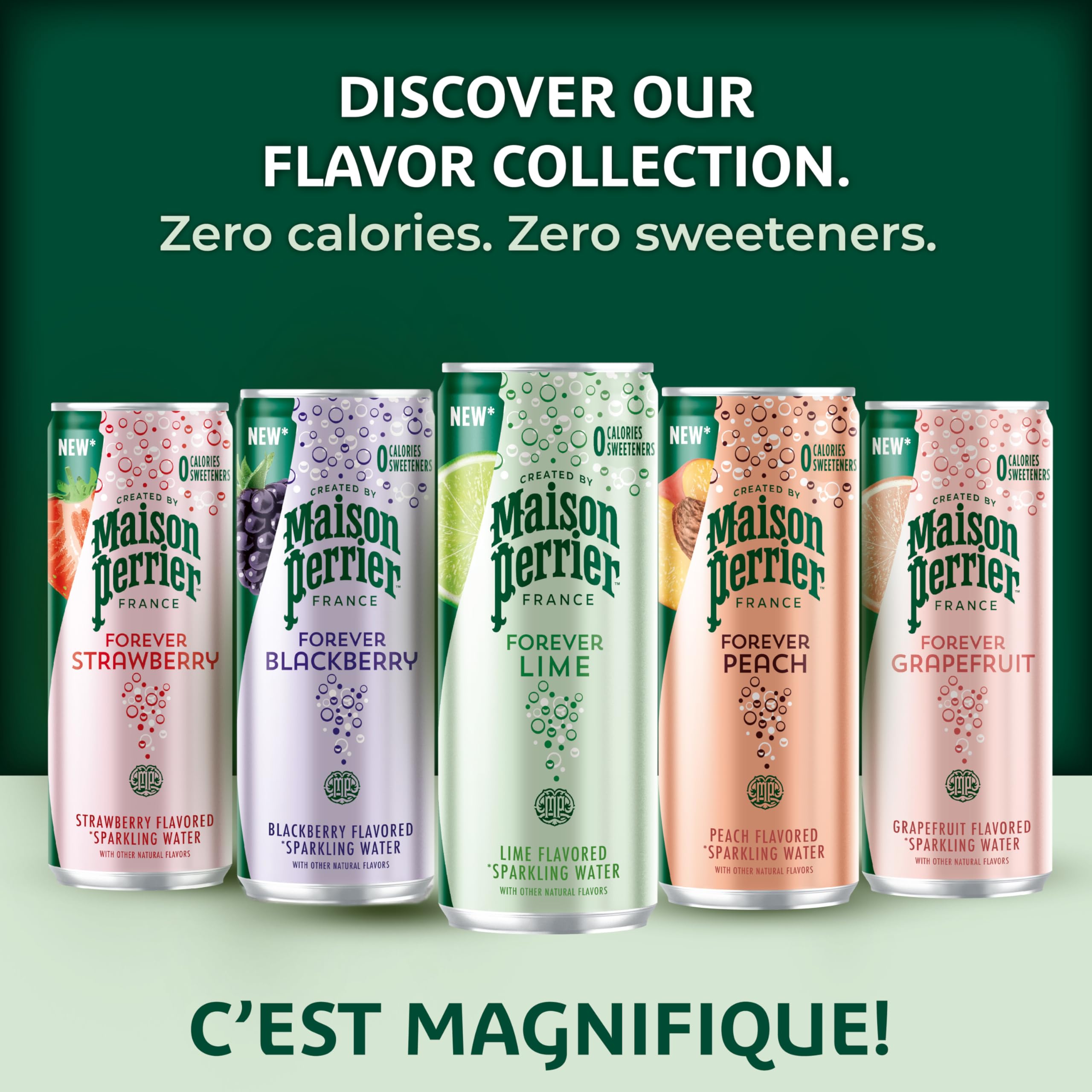 Maison Perrier poured in glass with grapefruit garnish for bright flavor benefit
