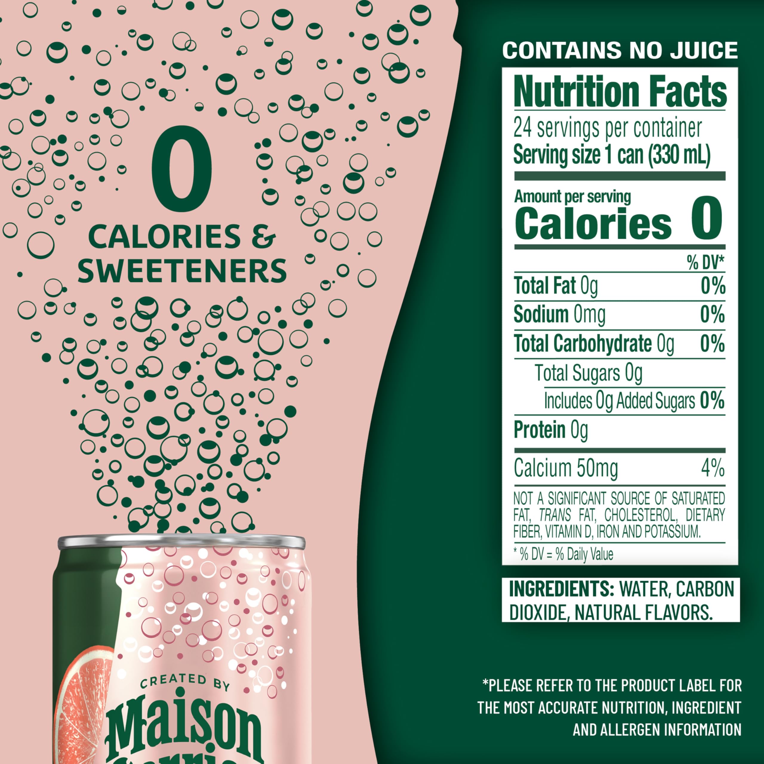 Maison Perrier used as mixer in cocktail setting for versatile drink options