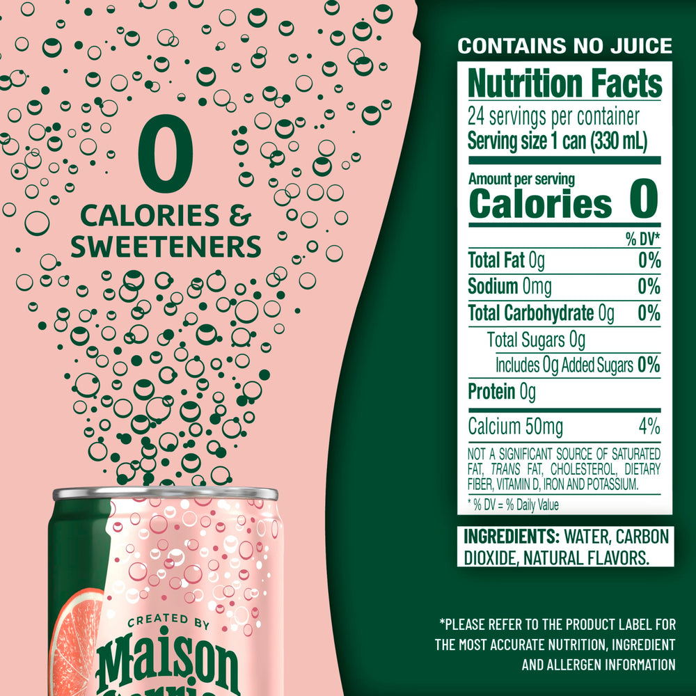 Maison Perrier used as mixer in cocktail setting for versatile drink options