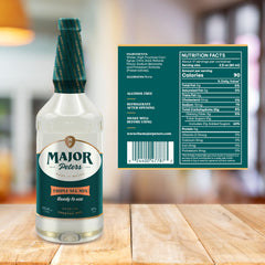 Major Peter's used in a margarita glass with garnish, illustrating cocktail-ready benefit