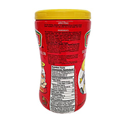 Malher chicken bouillon texture closeup on spoon, highlights smooth paste and quick dissolving