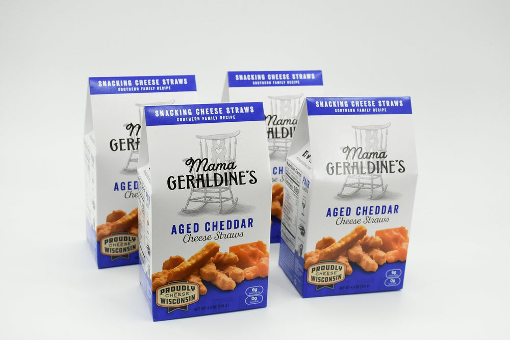 Mama Geraldine's close-up of straw crunch and baked texture benefits