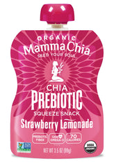 Mamma Chia top spout view illustrating easy resealable pouch benefit