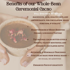 Mana Cacao on spoon beside measuring cup conveying portioning and convenience