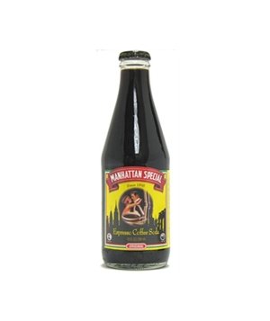 Manhattan Special espresso soda can front showing brand and ready-to-drink refreshment