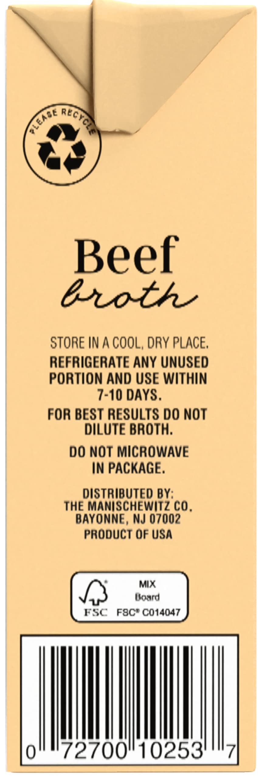 Manischewitz beef broth in bowl served with garnish showing rich flavor benefit