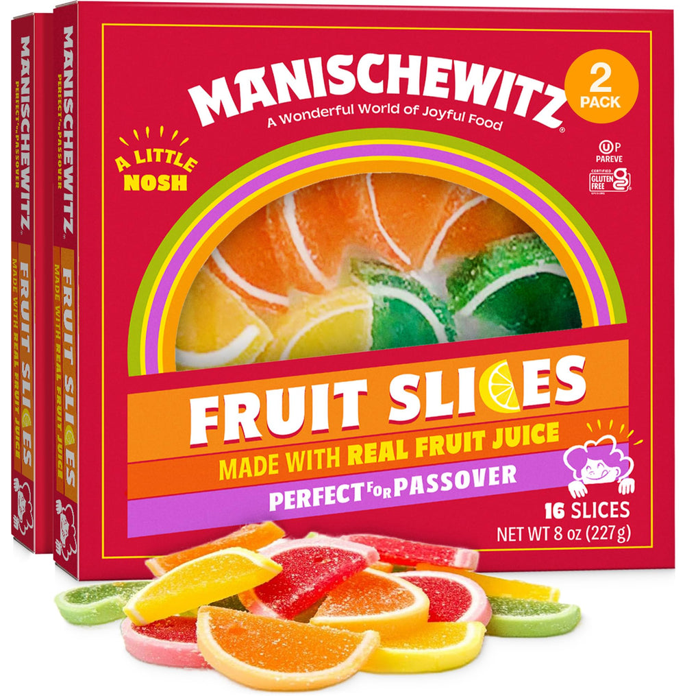 Manischewitz gift box front view showing festive packaging and two-pack convenience
