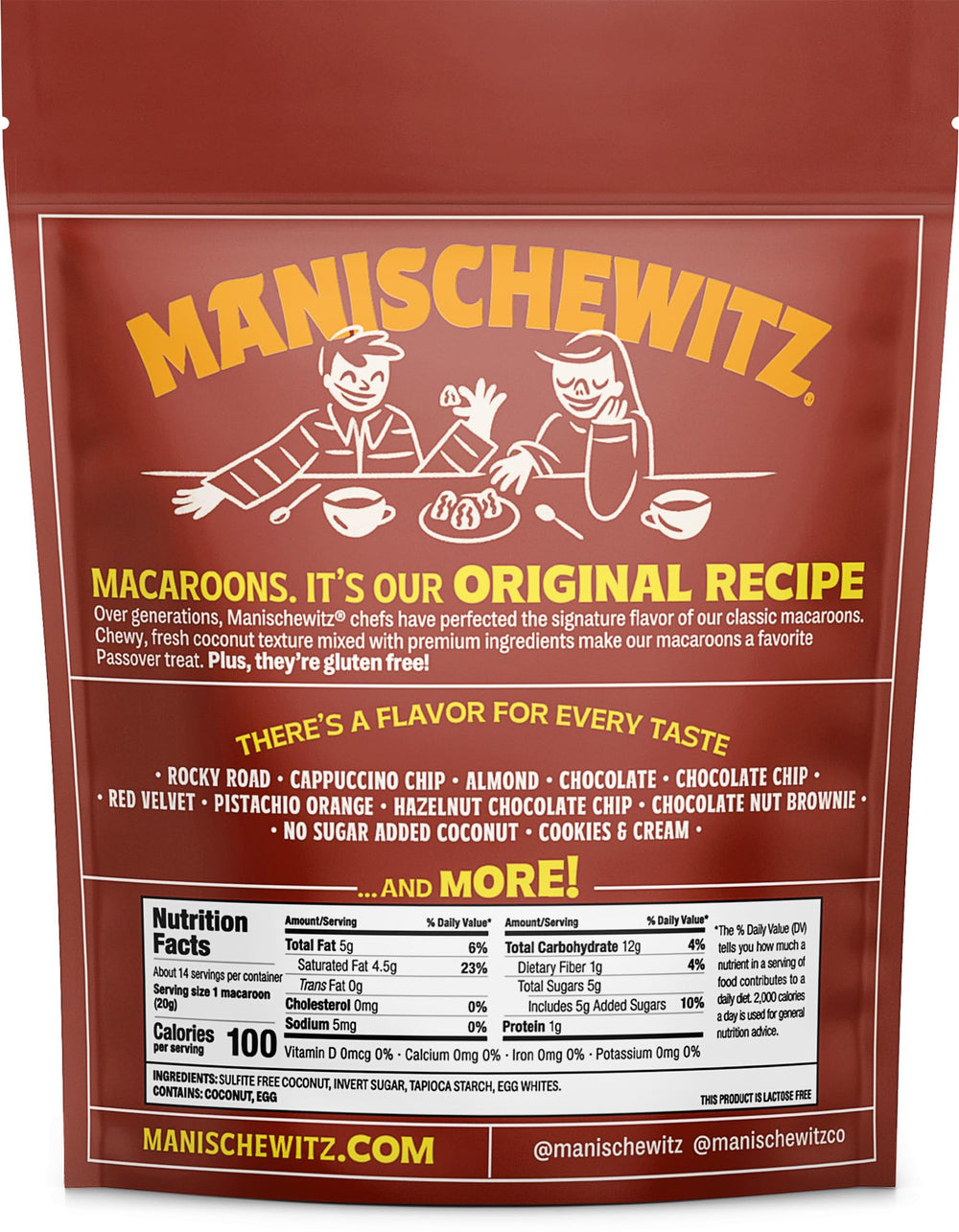 Manischewitz label close-up with kosher symbols and clear dietary benefits
