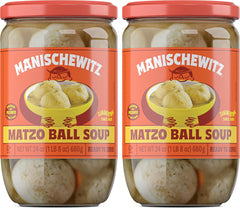 Manischewitz jar front packaging showing label and kosher seal for quick pantry choice
