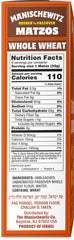 Manischewitz close-up of toasted matzo texture highlighting crisp whole-wheat flavor