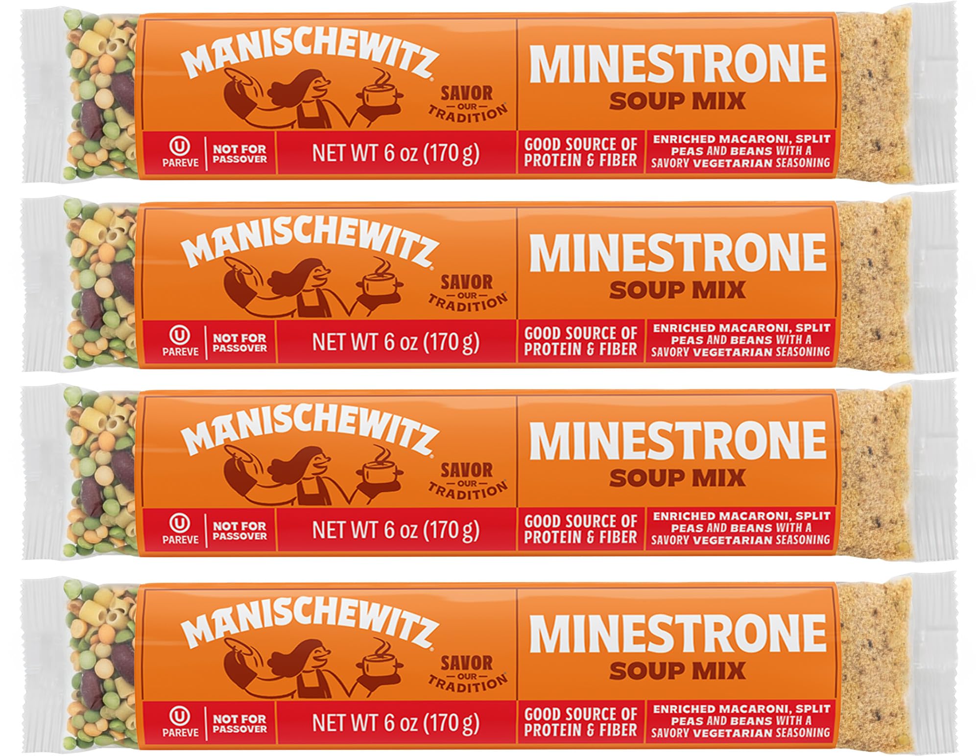 Manischewitz front packaging showing brand and easy-prep benefit