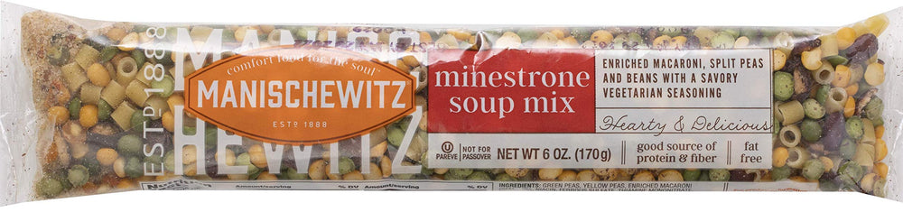 Manischewitz four-pack beside a spoon showing quantity and pantry-ready convenience