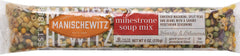 Manischewitz four-pack beside a spoon showing quantity and pantry-ready convenience