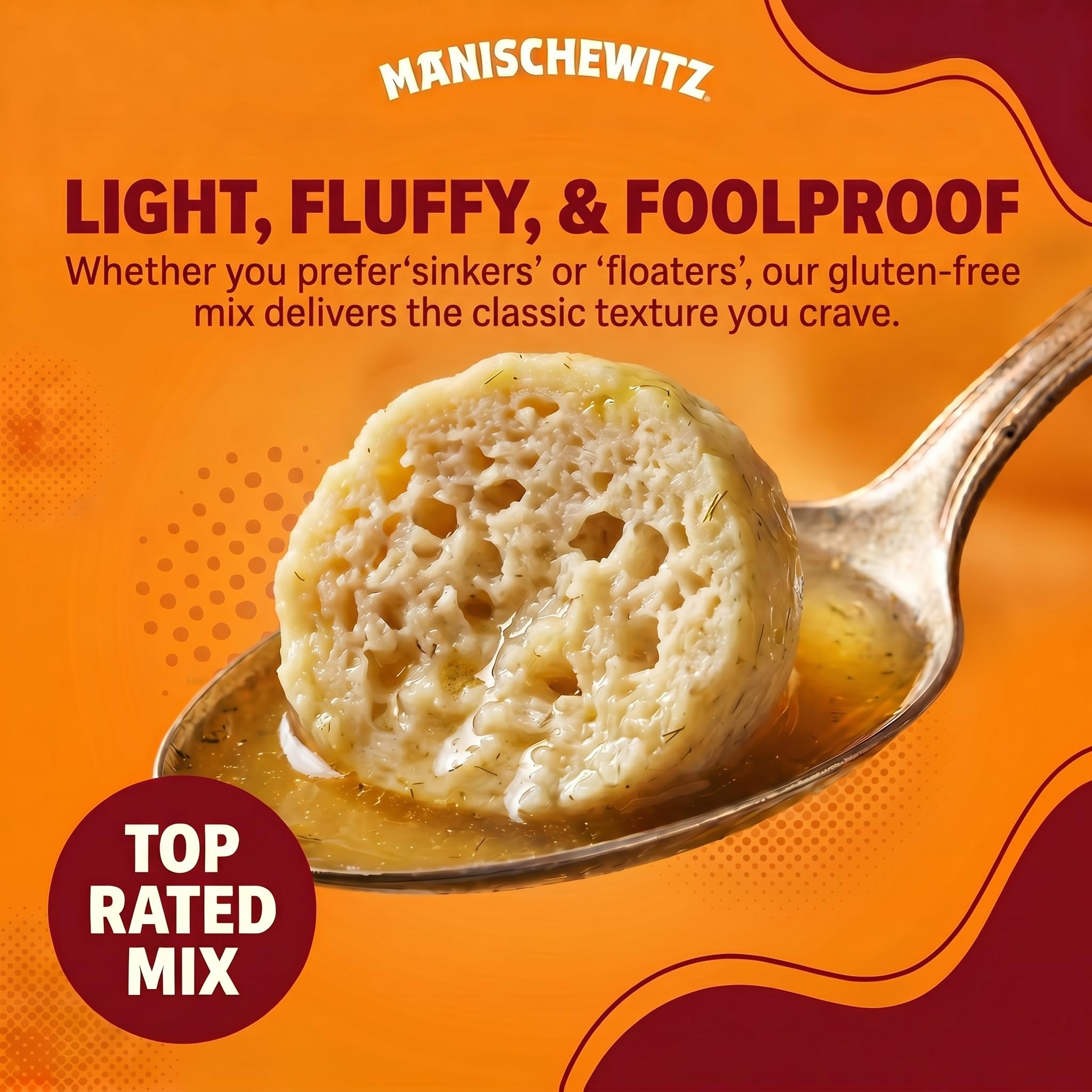 Manischewitz nutrition label close-up showing ingredients and dietary information