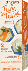 Manischewitz cracker beside coffee cup showing scale and portable snack convenience