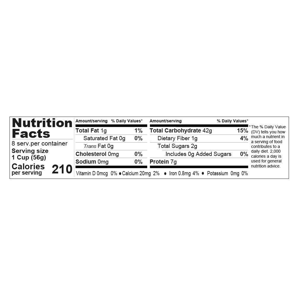 Mantova ingredient label showing organic durum wheat semolina for quality assurance