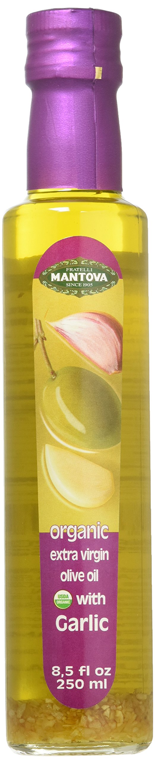 Mantova front bottle view showing label and organic certification benefits