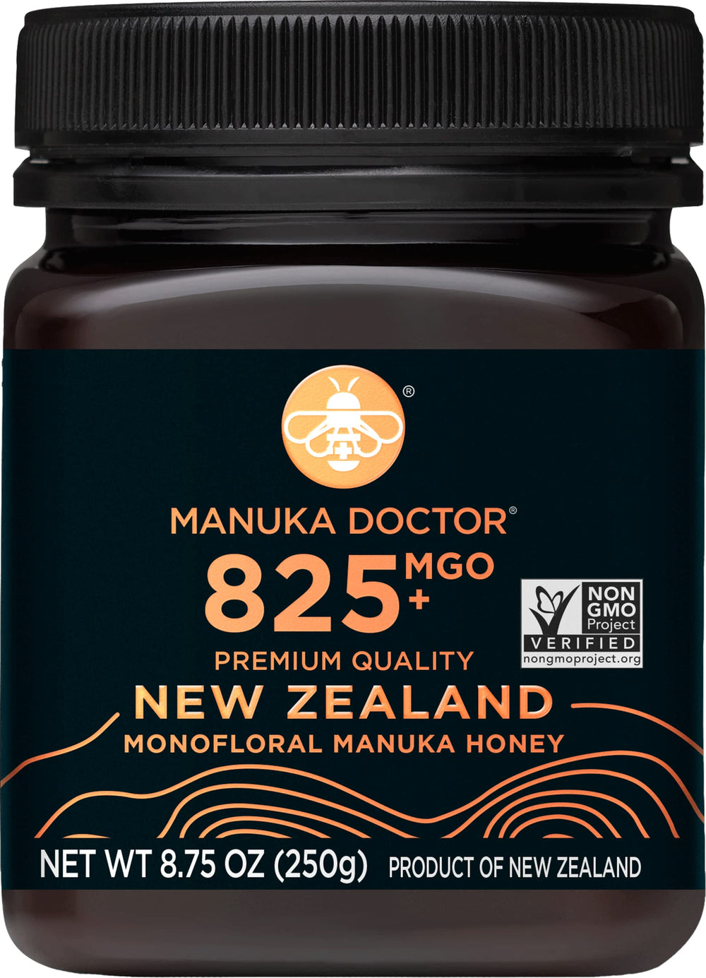 Manuka Doctor front jar showing branding and jar design for recognition