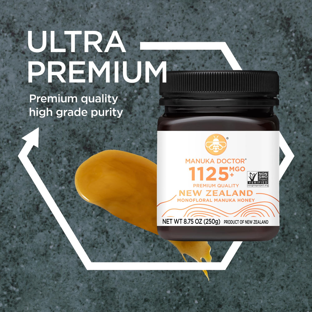 Manuka Doctor label and traceability code emphasizing verified origin benefit