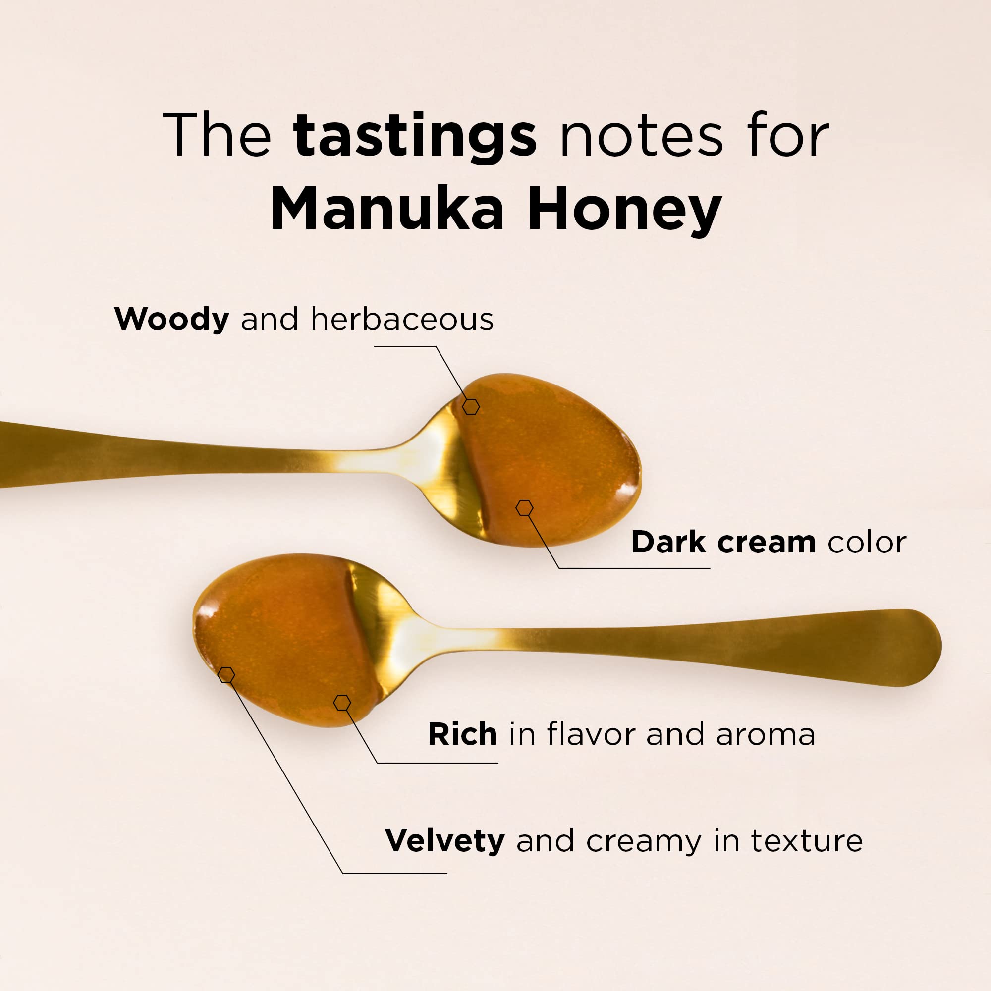 Manuka Doctor stirred into tea to show smooth blending and warm beverage enhancement