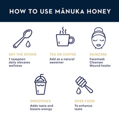 Manuka Health close-up of creamy honey texture for rich mouthfeel