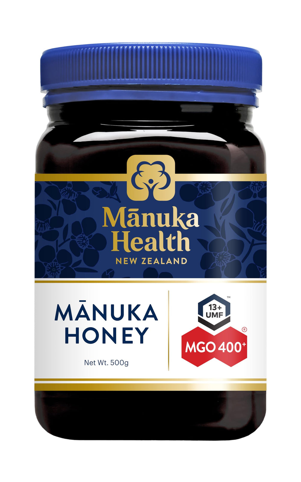 Manuka Health jar front view showing UMF 13+ label and premium packaging benefit