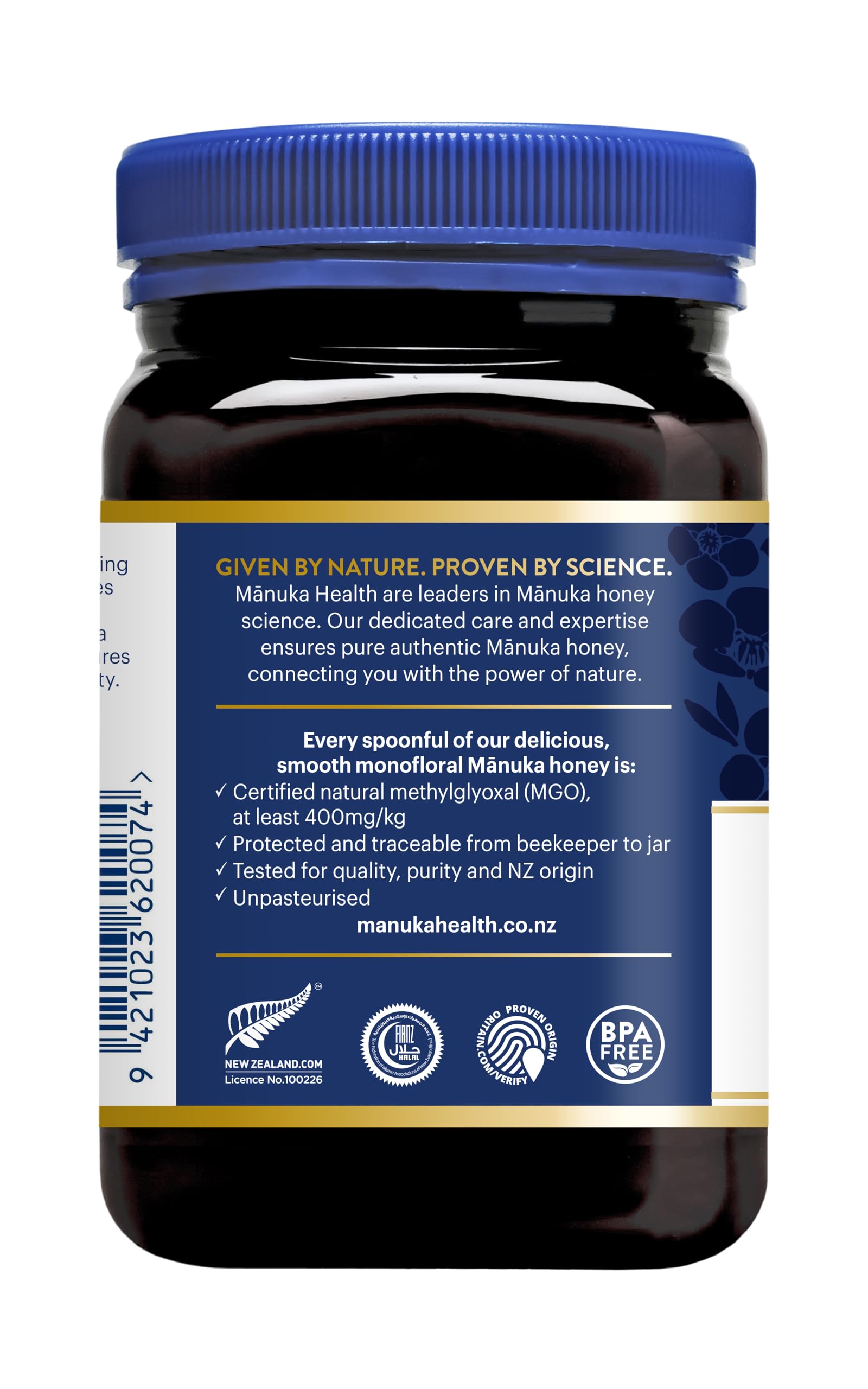 Yogurt bowl stirred with Manuka Health honey showing effortless energy boost benefit