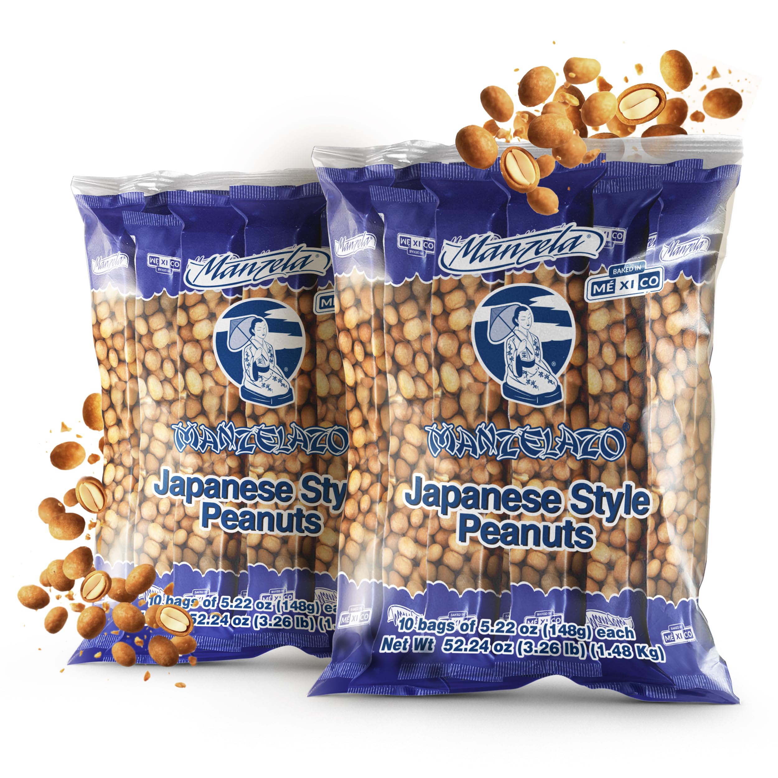 manzela front packaging showing two-pack convenience and bold branding benefit: easy storage