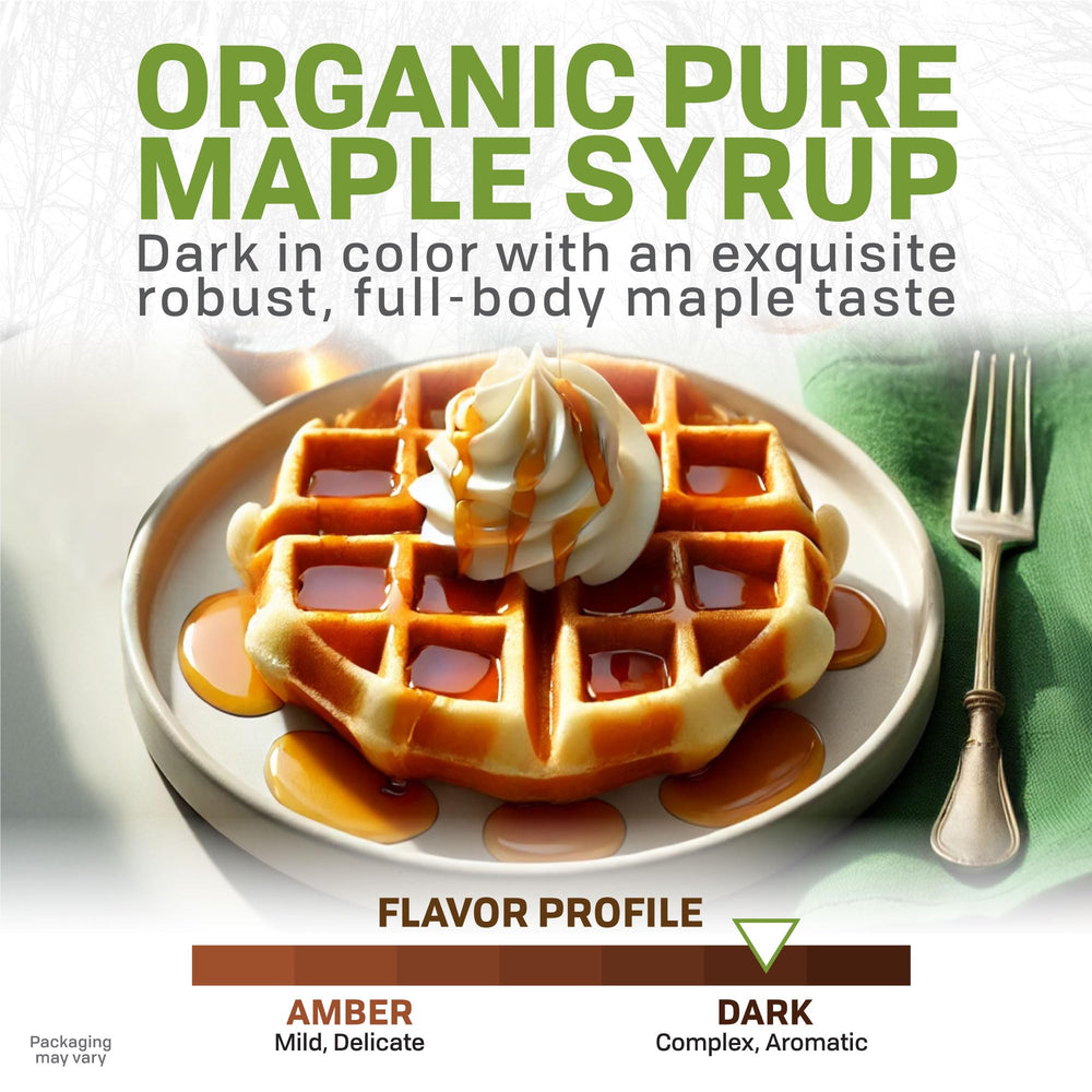 Maple Valley pouring over pancakes to add deep maple flavor