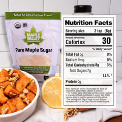 Maple Valley resealable zip pouch detail preserving freshness for convenience