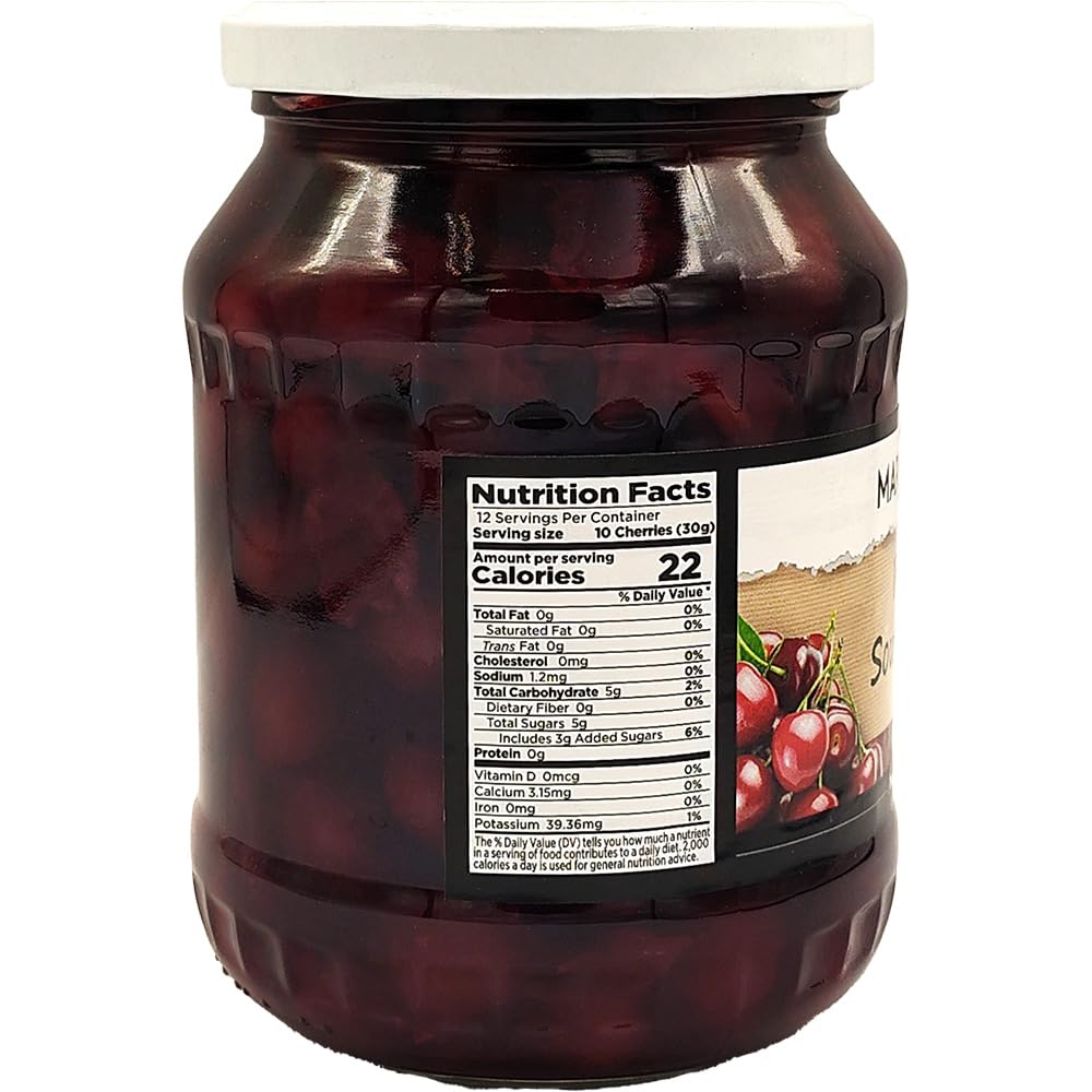 Marco Polo close-up of pitted sour cherries highlighting firm texture and bright tartness