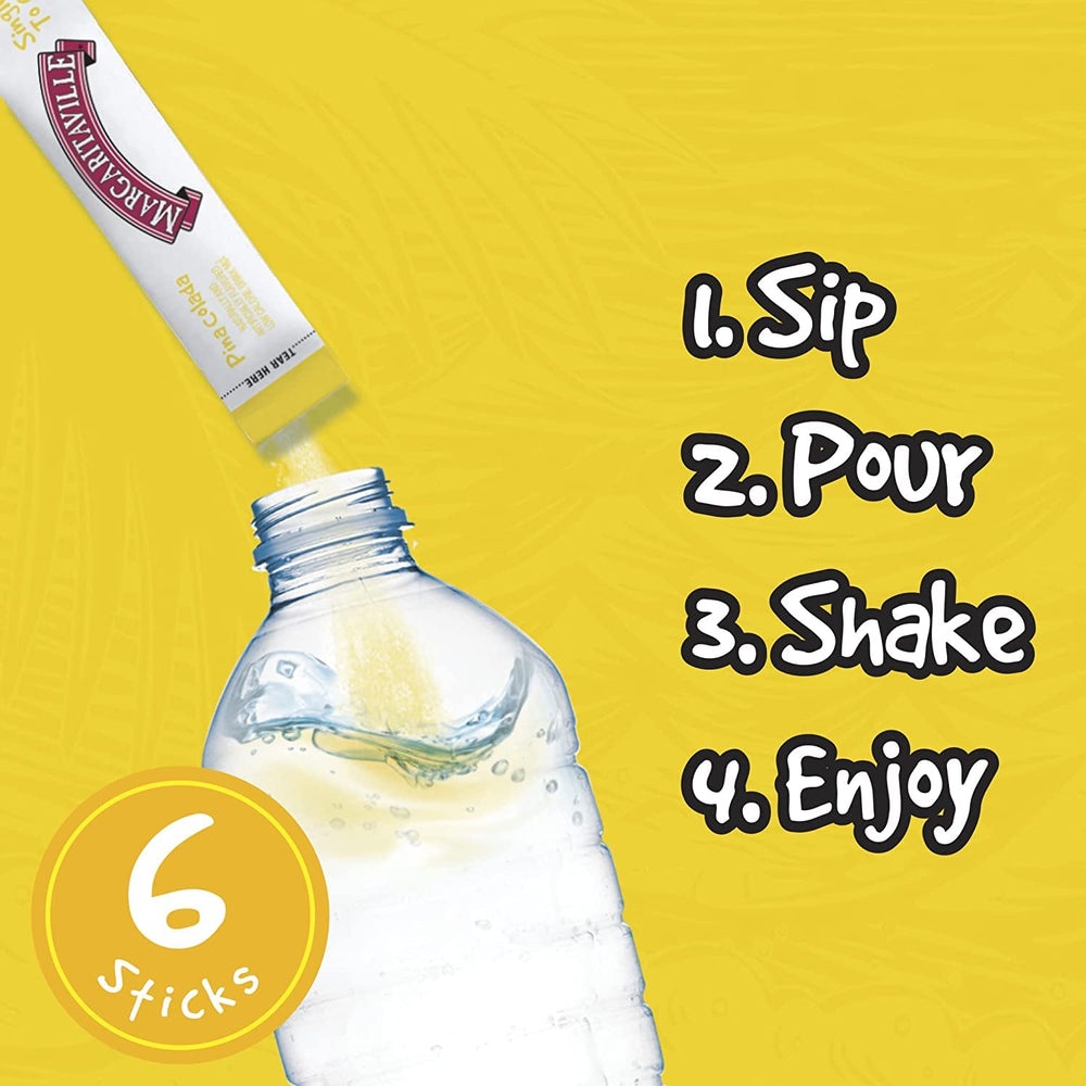 Margaritaville serving layout with 36 sticks displaying quantity benefit