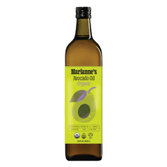 Marianne's Harvest front 1L bottle showing label and size, clean packaging benefit