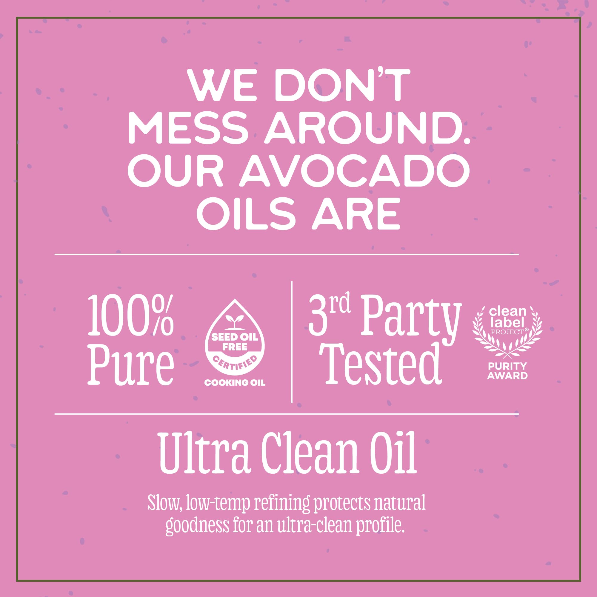 Marianne's Harvest label close-up with certifications showing third-party tested purity