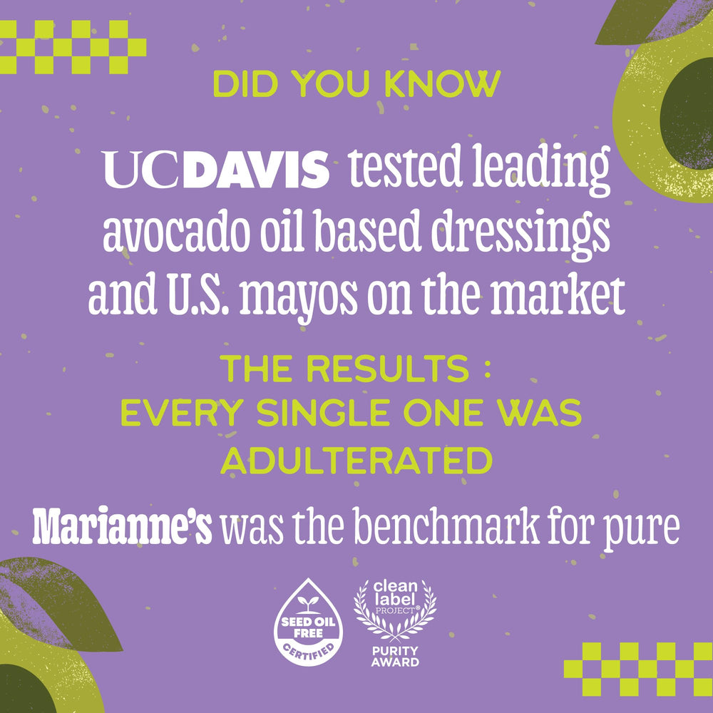 Marianne's Harvest spraying a skillet to prevent sticking and ensure even browning