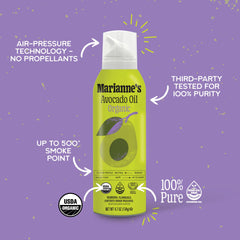 Marianne's Harvest spray nozzle detail highlighting propellant-free mist
