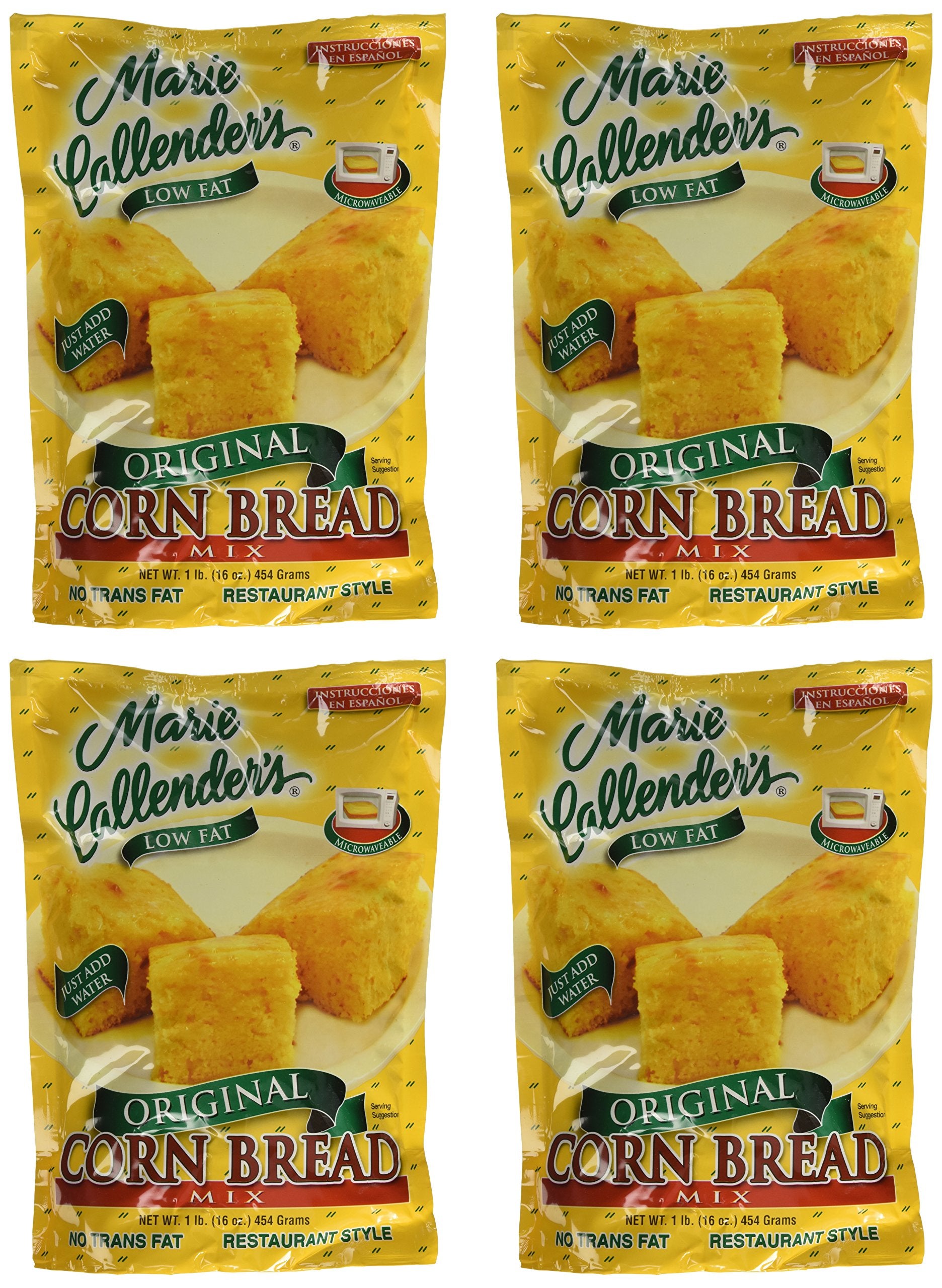 Marie Callender's front packaging of original cornbread mix showing product branding and size