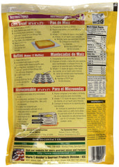 Marie Callender's close-up of a golden cornbread slice highlighting moist crumb and texture
