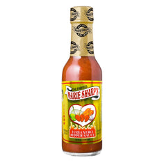 Marie Sharp's bottle front label showing authentic Belizean flavor and bold heat