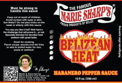 Marie Sharp's sauce texture close-up revealing smooth pourable consistency and natural ingredients