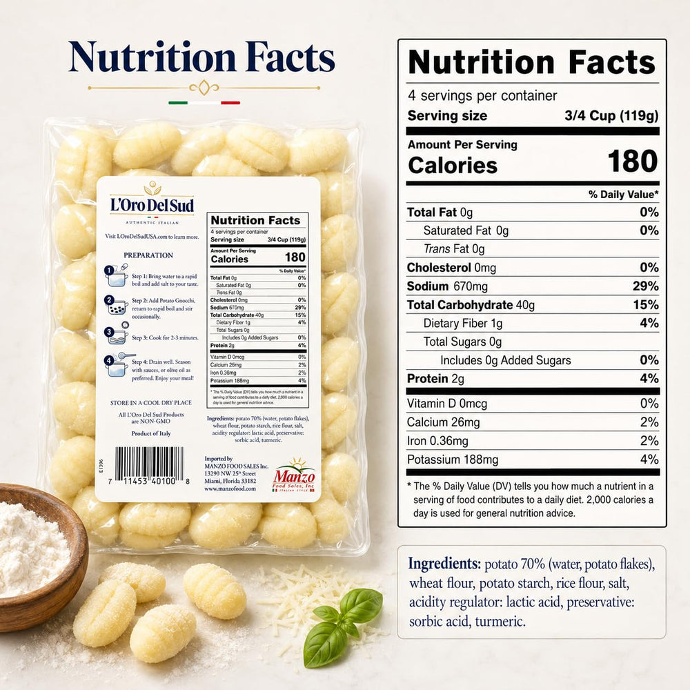 Mariella gnocchi floating in pot, quick 2–3 minute cooking benefit