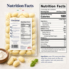 Mariella gnocchi floating in pot, quick 2–3 minute cooking benefit