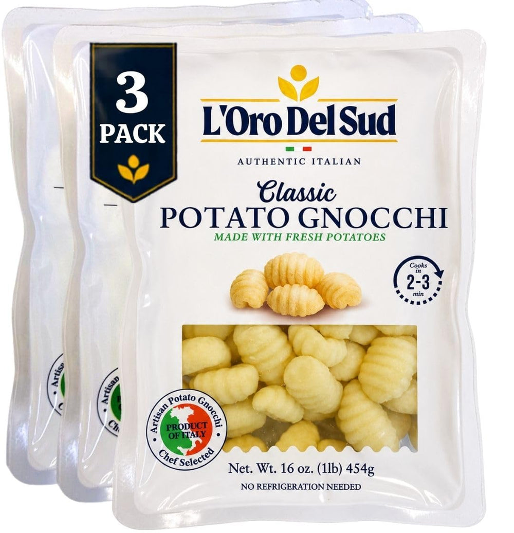 Mariella front pack shot showing authentic Italian gnocchi, easy pantry meal