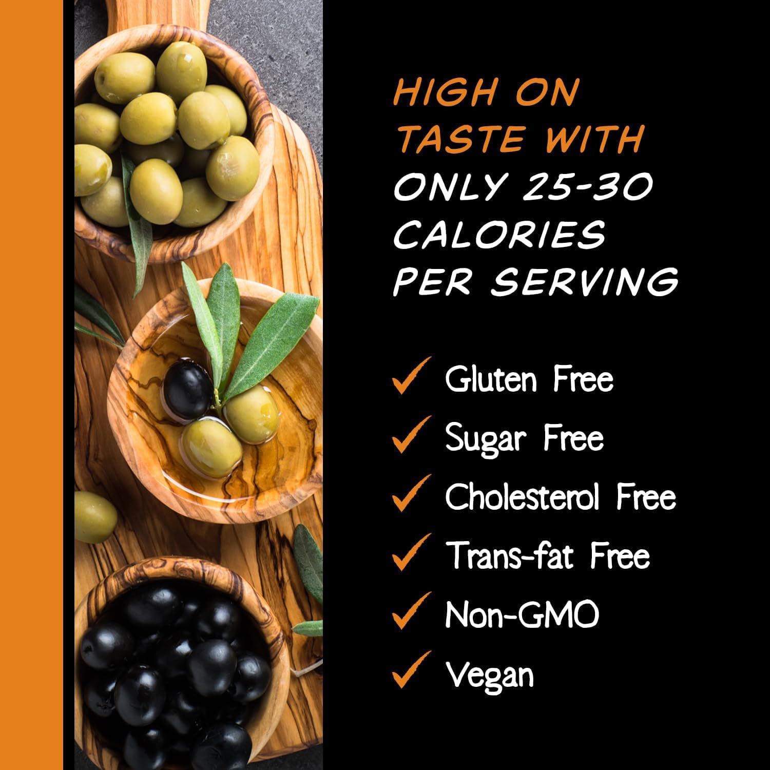 Mario opened pouches with olives ready to eat demonstrating mess-free, portable convenience