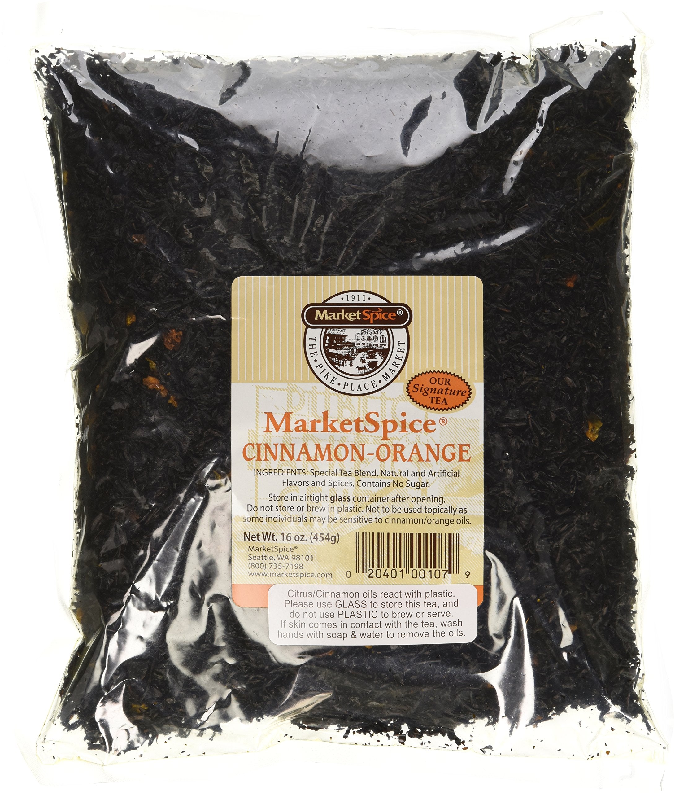 MarketSpice front packaging showing 16 oz bag and clear label, conveying freshness