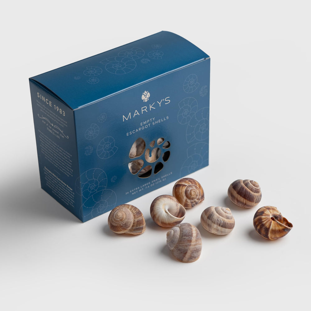 MARKY'S front packaging showing 36-count shells and clear branding benefit authenticity