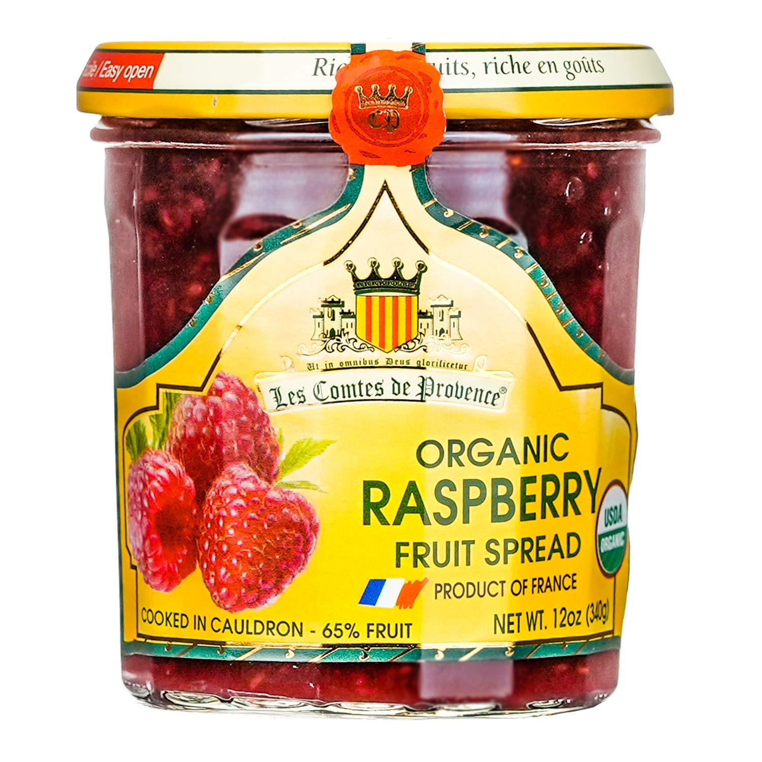 MARKY'S jar front view showing label and organic provenance for pantry appeal
