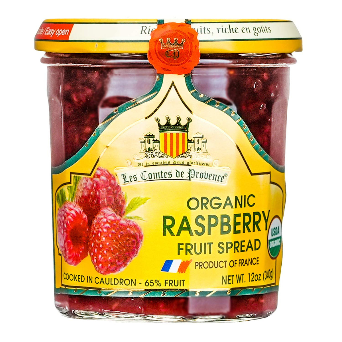 MARKY'S jar front view showing label and organic provenance for pantry appeal