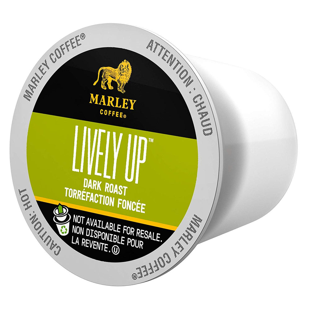 Marley Coffee brewed shot in cup demonstrating espresso-style body and crema